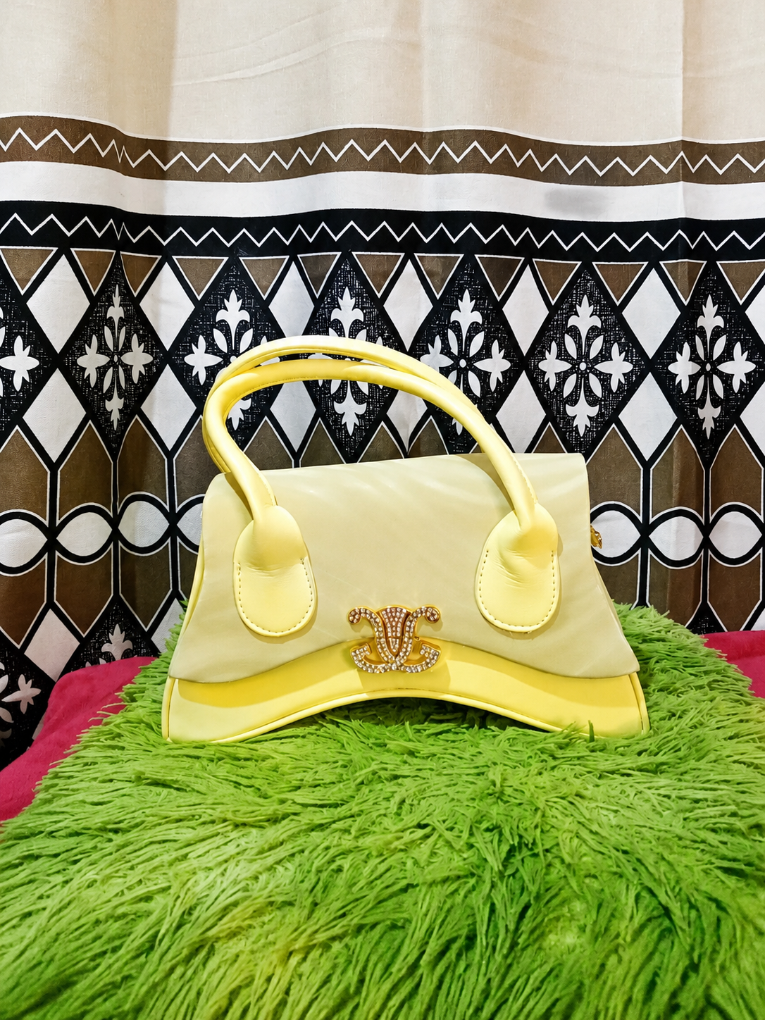 Luna Crescent Top Handle Bag