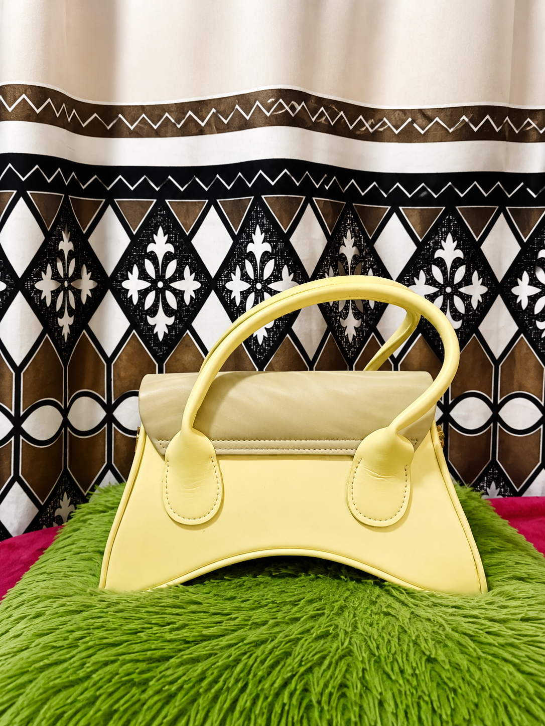 Luna Crescent Top Handle Bag