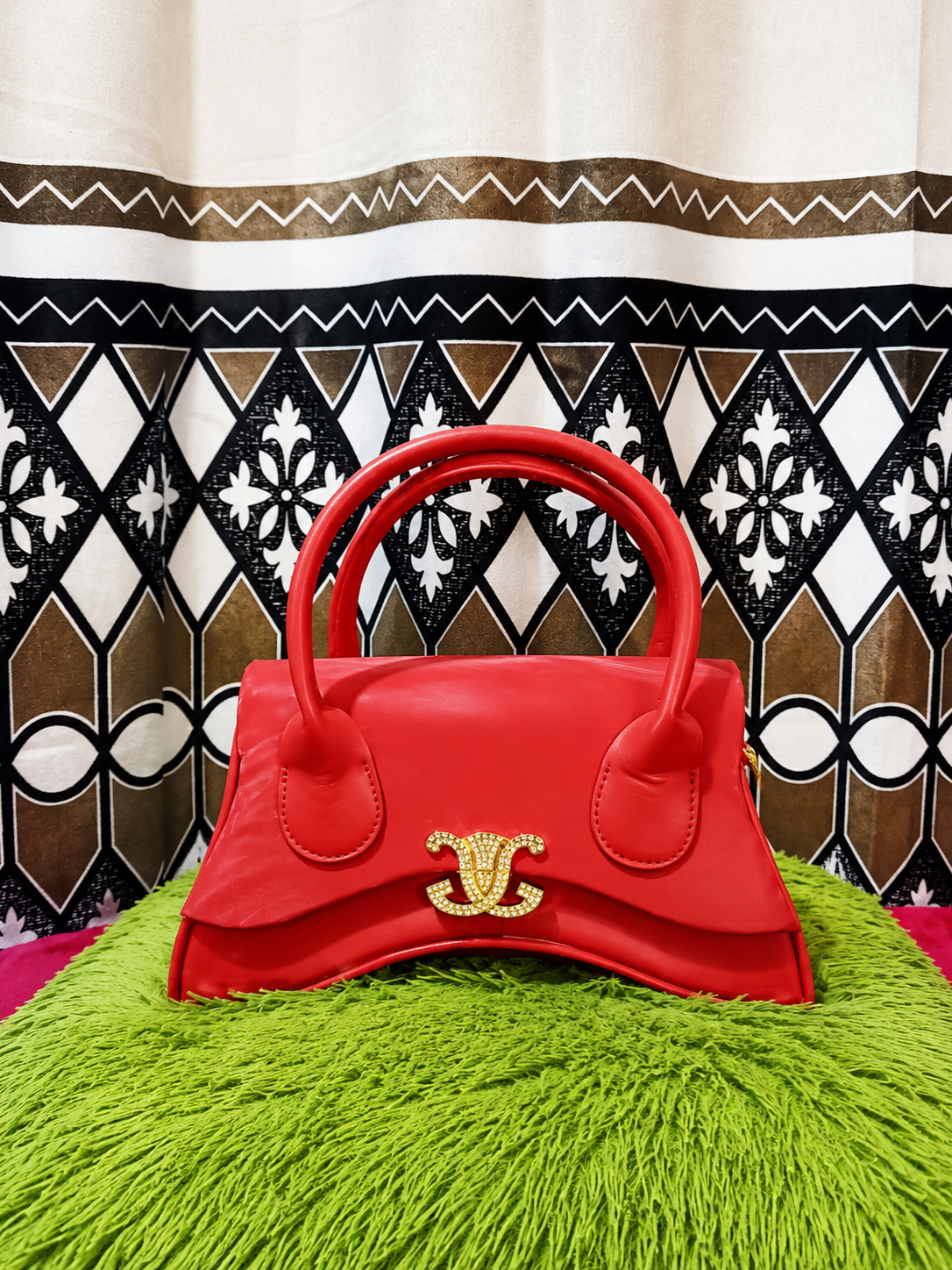 Luna Crescent Top Handle Bag