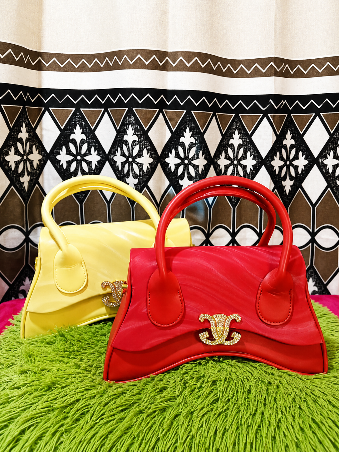 Luna Crescent Top Handle Bag